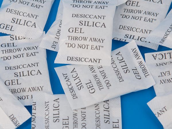 Small Packages of Desiccant